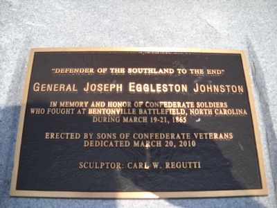 General Joseph Eggleston Johnston Marker image. Click for full size.