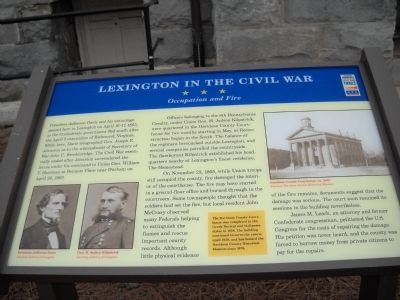 Lexington in the Civil War Marker image. Click for full size.