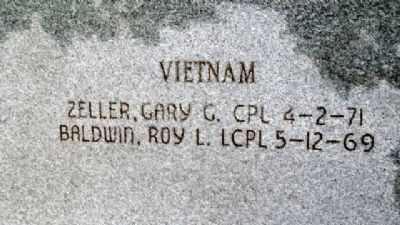 Bond County Veterans Memorial Marker - Vietnam image. Click for full size.