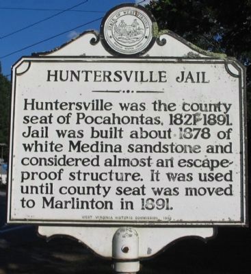 Huntersville Jail Side. Click for full size. Huntersville Jail Side image. Click for full size.
