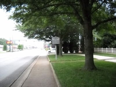 Marker on S Main Street image. Click for full size.