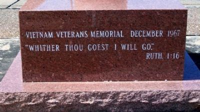Wentzville Vietnam Veterans Memorial. Click for full size. Wentzville Vietnam Veterans Memorial image. Click for full size.