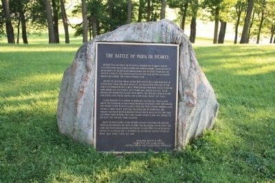 The Battle of Piqua, or Picawey Marker image. Click for full size.
