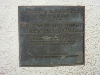Conservation and Environmental Studies Center, Inc. Marker image. Click for full size.