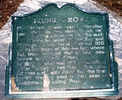 Skunk Grove Marker image. Click for full size.