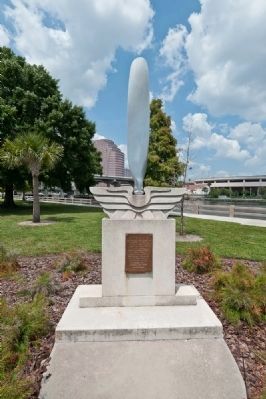 World's First Scheduled Commercial Airline Monument. Click for full size. World's First Scheduled Commercial Airline Monument image. Click for full size.