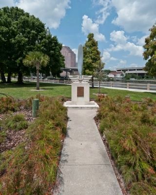 World's First Scheduled Commercial Airline Monument. Click for full size. World's First Scheduled Commercial Airline Monument image. Click for full size.