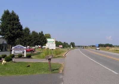 Wide view of the Christ Church Marker. Click for full size. Wide view of the Christ Church Marker image. Click for full size.