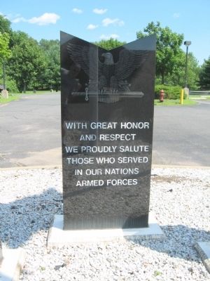 Paramus Veterans Monument. Click for full size. Paramus Veterans Monument image. Click for full size.