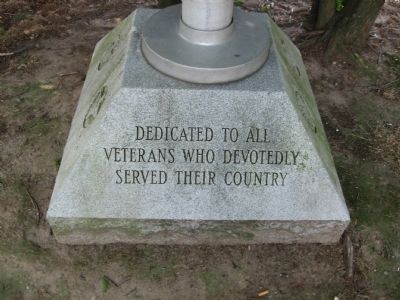 Dedicated To All Veterans Marker. Click for full size. Dedicated To All Veterans Marker image. Click for full size.