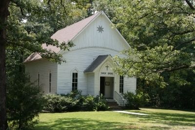 Closer view of the Shady Grove Methodist Church image. Click for full size.
