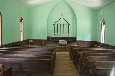 Interior view of Shady Grove Methodist Church image. Click for full size.