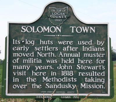 Solomon Town Marker. Click for full size. Solomon Town Marker image. Click for full size.