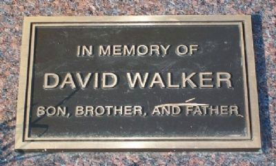 David Walker Memorial at Immigrant Park. Click for full size. David Walker Memorial at Immigrant Park image. Click for full size.