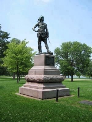 Chief Oshkosh Monument. Click for full size. Chief Oshkosh Monument image. Click for full size.