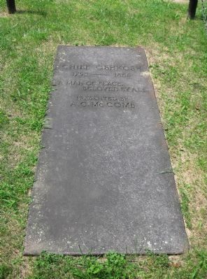 Chief Oshkosh Grave. Click for full size. Chief Oshkosh Grave image. Click for full size.