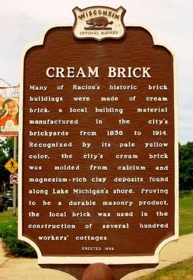 Cream Brick Marker image. Click for full size.