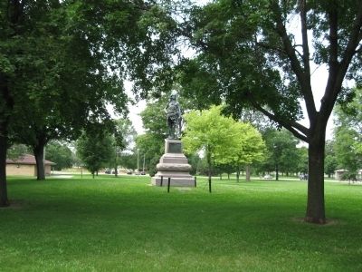 Chief Oshkosh Monument. Click for full size. Chief Oshkosh Monument image. Click for full size.