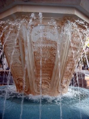 'Artesian Well Section' - - General Lafayette - Fountain Marker image. Click for full size.