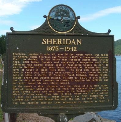 Sheridan Marker image. Click for full size.