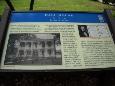 Hall House Marker image. Click for full size.