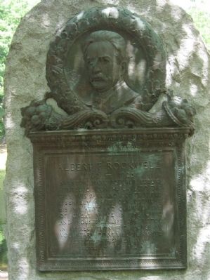 Albert F. Rockwell Marker. Click for full size. Albert F. Rockwell Marker image. Click for full size.