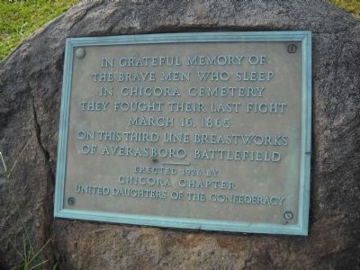 Chicora Cemetery Marker image. Click for full size.