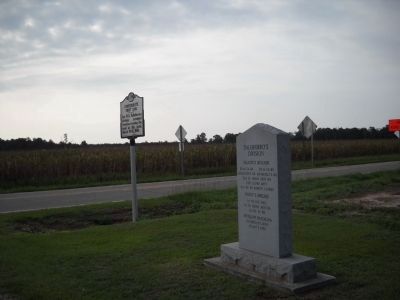 Marker on Averasboro Battlefield image. Click for full size.