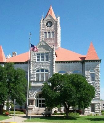 Vernon County Courthouse and Marker image. Click for full size.