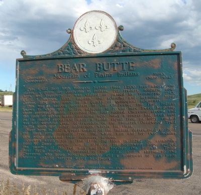 Bear Butte Marker image. Click for full size.