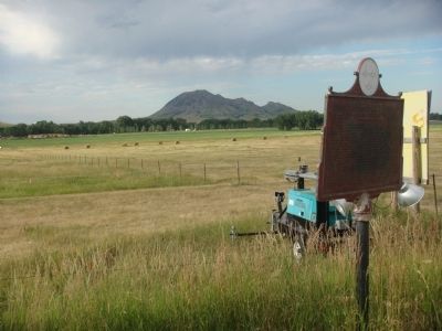 Bear Butte Marker. Click for full size. Bear Butte Marker image. Click for full size.