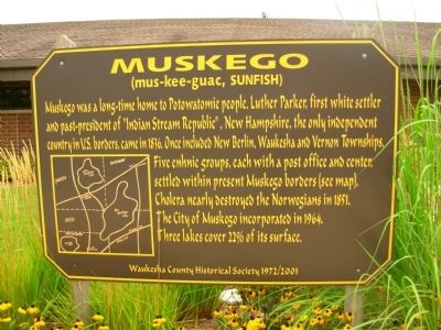 Muskego Marker image. Click for full size.