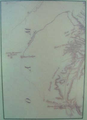 Closeup of Map on "What's in a name?" Marker. Click for full size. Closeup of Map on "What's in a name?" Marker image. Click for full size.