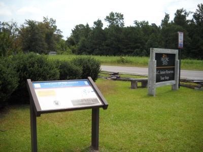 Marker at N.C. Junior Reserve Tour Stop image. Click for full size.