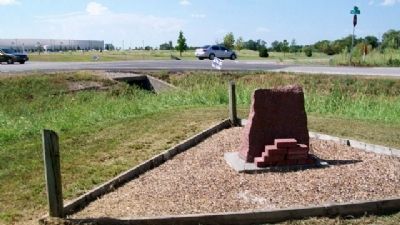 Sante Fe Trail Marker. Click for full size. Sante Fe Trail Marker image. Click for full size.