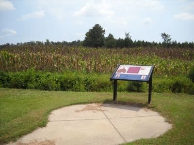 Marker on the Bentonville Battlefield image. Click for full size.