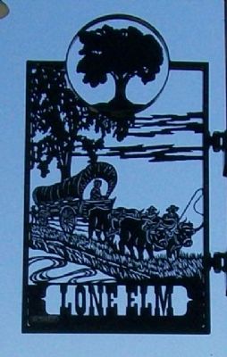 Lone Elm Park Sign image. Click for full size.