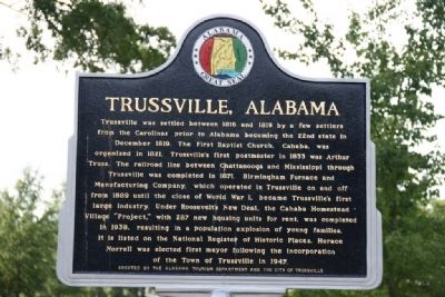 Trussville, Alabama Marker image. Click for full size.