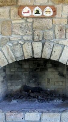 Lone Elm Park Shelter Trail Markers image. Click for full size.