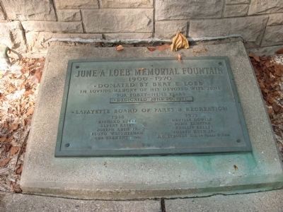 Second Entry (Exit) Plaque - - Tippecanoe County War Memorial Marker image. Click for full size.