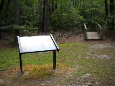 Marker on the Bentonville Battlefield image. Click for full size.
