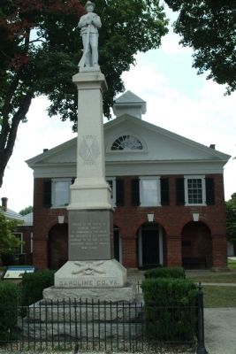 In Honor of the 461 Men of Caroline County Marker. Click for full size. In Honor of the 461 Men of Caroline County Marker image. Click for full size.