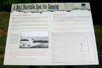 A Most Desirable Spot For Camping Marker. Click for full size. A Most Desirable Spot For Camping Marker image. Click for full size.