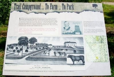 Trail Campground..To Farm..To Park Marker. Click for full size. Trail Campground..To Farm..To Park Marker image. Click for full size.