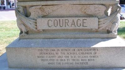 Paola Veterans' Memorial - Courage image. Click for full size.