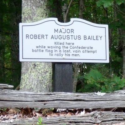 Major Robert Augustus Bailey Marker image. Click for full size.