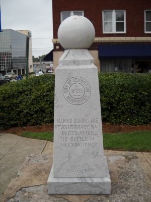 City of Lexington Marker image. Click for full size.