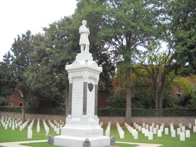 Marker in Salisbury National Cemetery image. Click for full size.