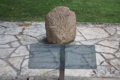 The "Tecumseh Stone" Marker image. Click for full size.
