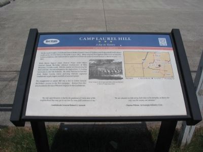 Camp Laurel Hill Marker image. Click for full size.